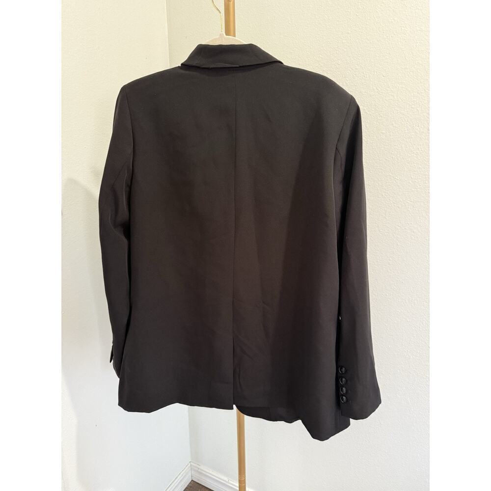 Vince Camuto Blazer‎ Women's XL Black Fully Lined Peak Lapel Suit Jacket NEW - Picture 3 of 6